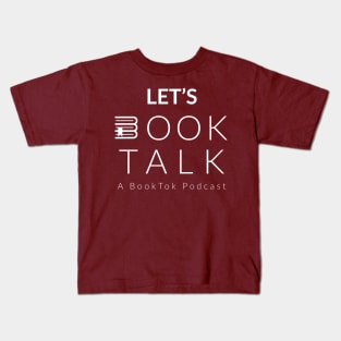 Let's Book Talk Pod - White Kids T-Shirt